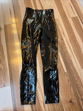 Spanx faux patent leather leggings